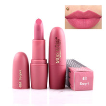 Load image into Gallery viewer, New MISS ROSE Lipstick Matte Waterproof Velvet Lip Stick 18 Colors Sexy Red Brown Pigments Makeup  Beauty