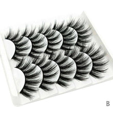 Load image into Gallery viewer, 5Pair Mink Hair False Eyelashes Natural Cross False Eyelashes Long Messy Makeup Fake Eye Lashes Extension Make Up Beauty Tools