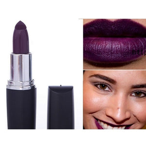 Matte Lipstick Vampire Style Women Lip Makeup Matte Velvet Lipstick Long Lasting Waterproof Cosmetic