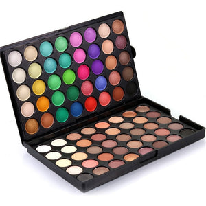 Wholesale 15/28/40/80/120 Colors Eye Makeup Nudes Palette Matte Eyeshadow Pallete Glitter Powder Eye Shadow Earth Shadow New Set