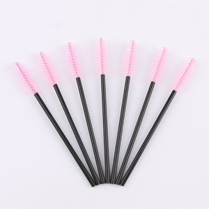 300 Pcs/Pack eyelash extensions Disposable Micro lash Brushes Makeup eye lashes Mascara Applicator Wand Lip makeup tools