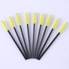 Load image into Gallery viewer, 300 Pcs/Pack eyelash extensions Disposable Micro lash Brushes Makeup eye lashes Mascara Applicator Wand Lip makeup tools