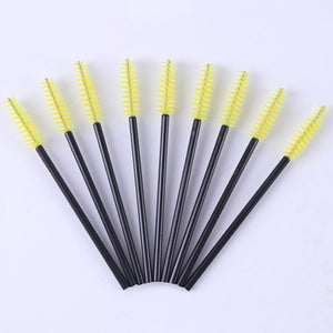 300 Pcs/Pack eyelash extensions Disposable Micro lash Brushes Makeup eye lashes Mascara Applicator Wand Lip makeup tools