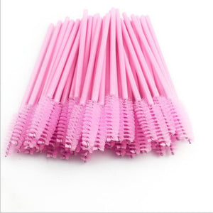 300 Pcs/Pack eyelash extensions Disposable Micro lash Brushes Makeup eye lashes Mascara Applicator Wand Lip makeup tools