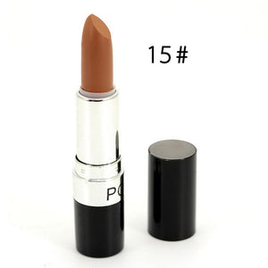 POPFEEL Matte Lipstick For Lips Waterproof Long Lasting Nourishing Lipstick Tint Tattoo Nude Cosmetics Lipstic Makeup Set New