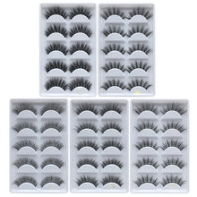 Load image into Gallery viewer, 10Pairs natural false eyelashes fake lashes long makeup 3d mink lashes eyelash extension mink eyelashes for beauty