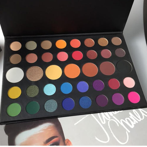 Pro 39 Colors JAMES CHARLES Matte Eyeshadow Palette Glitter Metallic Makeup Natural Brilliant Beauty Eye Shadow Kit