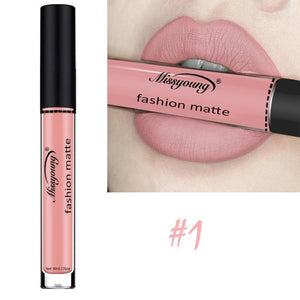 lipstick set  Makeup Waterproof Missyoung Tone 18 Color Lip Makeup Long Lasting Matte Nude Lip Gloss Makeup