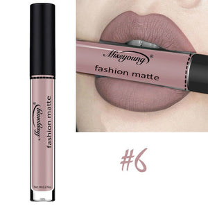 lipstick set  Makeup Waterproof Missyoung Tone 18 Color Lip Makeup Long Lasting Matte Nude Lip Gloss Makeup