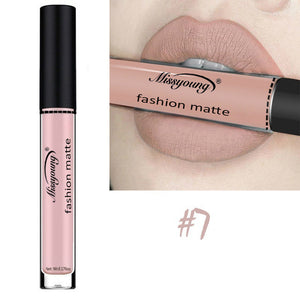 lipstick set  Makeup Waterproof Missyoung Tone 18 Color Lip Makeup Long Lasting Matte Nude Lip Gloss Makeup