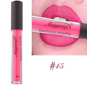 lipstick set  Makeup Waterproof Missyoung Tone 18 Color Lip Makeup Long Lasting Matte Nude Lip Gloss Makeup