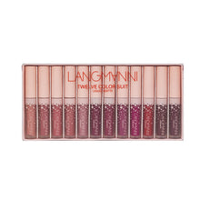 Load image into Gallery viewer, LANGMANNI 12Pcs/set Liquid Matte Lipstick Makeup Tint Long Lasting Waterproof Sexy Velvet Lip Gloss Nude Lip Kit Maquiagem TSLM1