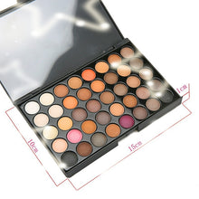 Load image into Gallery viewer, 40 Color Eyeshadow Palette Matte Glitter EyeShadow Diamond Shimmer Eye Primer Luminous Eye Shadow Women Gift Smoky/Warm Color