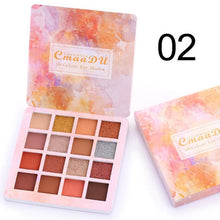 Load image into Gallery viewer, 4 Style 16 Colors Cosmetic Powder Eyeshadow Pallete Professional Makeup Shimmer Matte Eye Shadow Gliltter Shine Palette C528