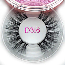 Load image into Gallery viewer, Mikiwi D390 Mink Eyelashes 3D Mink Lashes Thick HandMade Full Strip Lashes Cruelty Free Luxury Makeup Dramatic Lashes