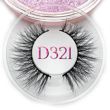 Load image into Gallery viewer, Mikiwi D390 Mink Eyelashes 3D Mink Lashes Thick HandMade Full Strip Lashes Cruelty Free Luxury Makeup Dramatic Lashes