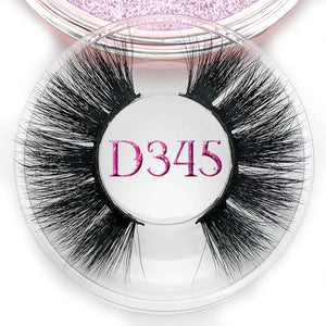 Mikiwi D390 Mink Eyelashes 3D Mink Lashes Thick HandMade Full Strip Lashes Cruelty Free Luxury Makeup Dramatic Lashes