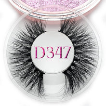 Load image into Gallery viewer, Mikiwi D390 Mink Eyelashes 3D Mink Lashes Thick HandMade Full Strip Lashes Cruelty Free Luxury Makeup Dramatic Lashes