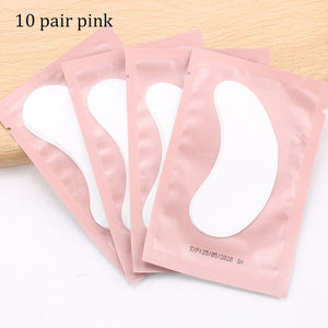 10/20 Pairs Eyelash Extension Patches Under Eye Pads For Grafting Eyelashes Paper Eye Gel Sticker Wraps Lash Patch Makeup Tool