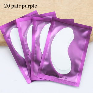 10/20 Pairs Eyelash Extension Patches Under Eye Pads For Grafting Eyelashes Paper Eye Gel Sticker Wraps Lash Patch Makeup Tool