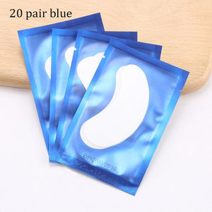 10/20 Pairs Eyelash Extension Patches Under Eye Pads For Grafting Eyelashes Paper Eye Gel Sticker Wraps Lash Patch Makeup Tool