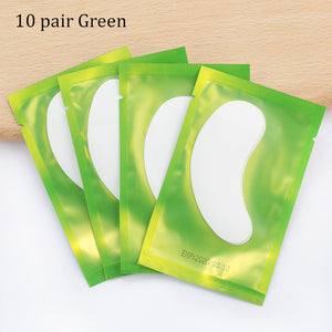 10/20 Pairs Eyelash Extension Patches Under Eye Pads For Grafting Eyelashes Paper Eye Gel Sticker Wraps Lash Patch Makeup Tool