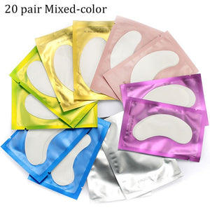 10/20 Pairs Eyelash Extension Patches Under Eye Pads For Grafting Eyelashes Paper Eye Gel Sticker Wraps Lash Patch Makeup Tool